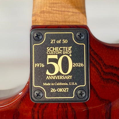 Schecter Limited Edition 7400-SHC Custom Shop USA CET 50th Anniversary  With Hardcase
