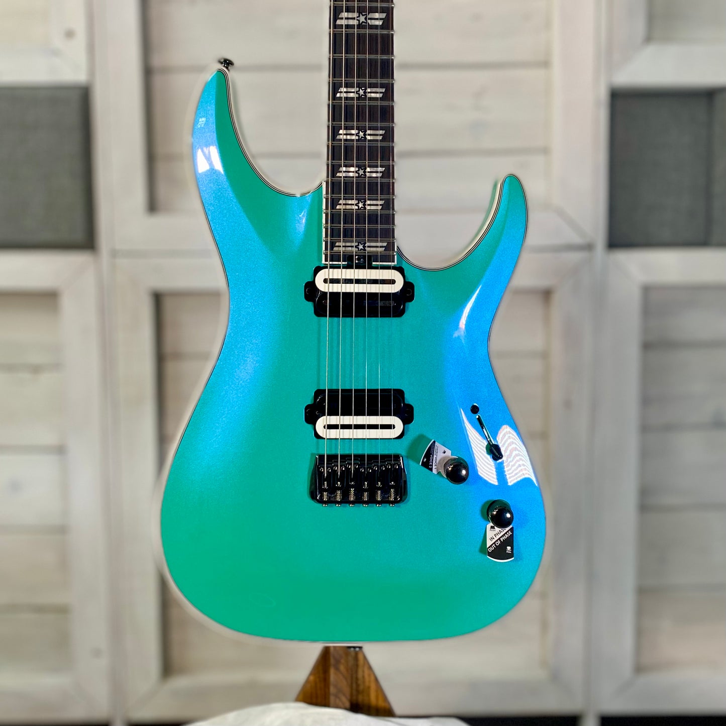 Schecter C-1 SLS Hollywood Electric Guitar in Glacier Finish