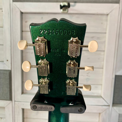 Gibson Exclusive Les Paul Junior Double Cut Electric Guitar in British Racing Green with Hardshell Case