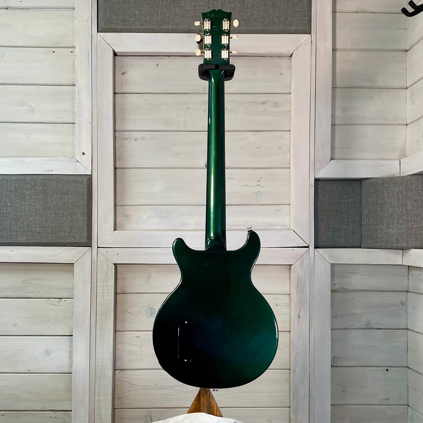 Gibson Exclusive Les Paul Junior Double Cut Electric Guitar in British Racing Green with Hardshell Case