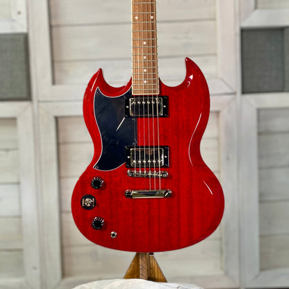 Epiphone SG Tribute E1 Left-Handed Electric Guitar in Cherry