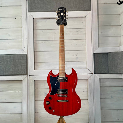 Epiphone SG Tribute E1 Left-Handed Electric Guitar in Cherry