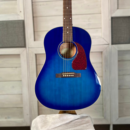 Epiphone J-45 Studio Electric Acoustic Guitar in Blueberry Burst