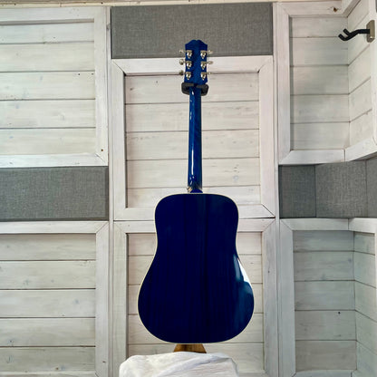 Epiphone Hummingbird Studio Electric Acoustic Guitar in Blueberry Burst