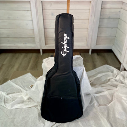 Epiphone Blues King Studio Electric Acoustic Guitar in Blueberry Burst