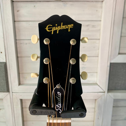 Epiphone Blues King Studio Electric Acoustic Guitar in Blueberry Burst