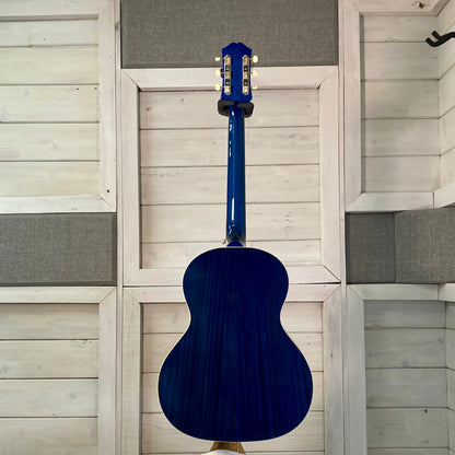 Epiphone Blues King Studio Electric Acoustic Guitar in Blueberry Burst