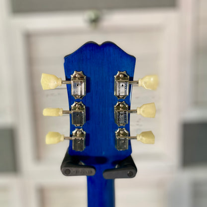 Epiphone J-200 Studio EC Electric Acoustic Guitar in Blueberry Burst