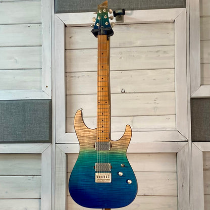 Schecter C-1 Standard Plus Electric Guitar in Blue Fade (B-Stock)