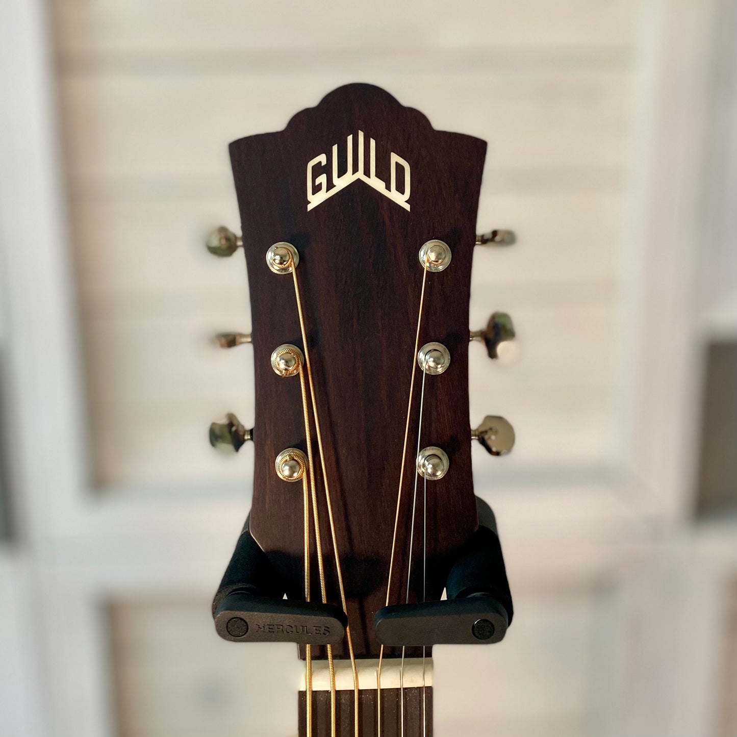 Guild BT-240E Archback Baritone Electric Acoustic Guitar in Natural Satin