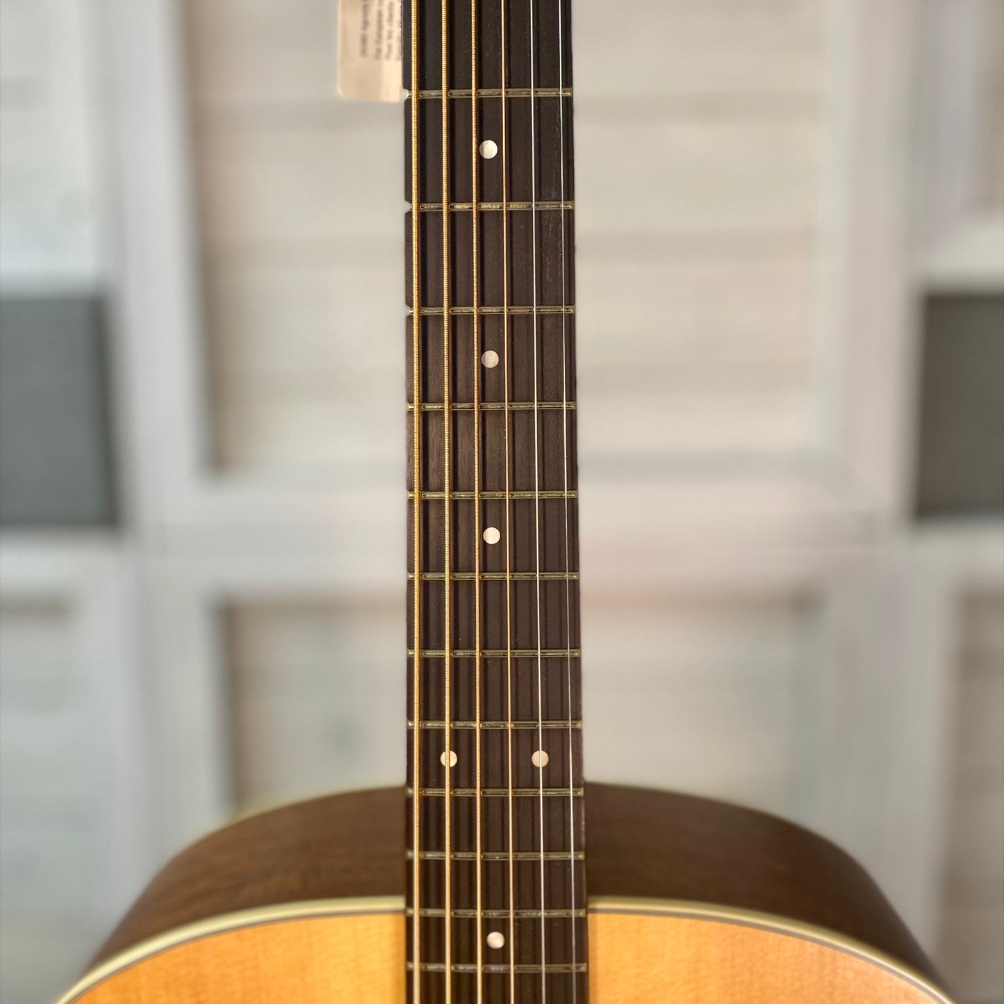 Guild BT-240E Archback Baritone Electric Acoustic Guitar in Natural Satin