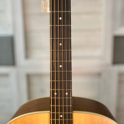 Guild BT-240E Archback Baritone Electric Acoustic Guitar in Natural Satin