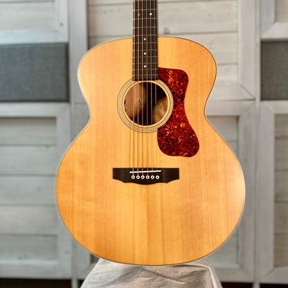 Guild BT-240E Archback Baritone Electric Acoustic Guitar in Natural Satin