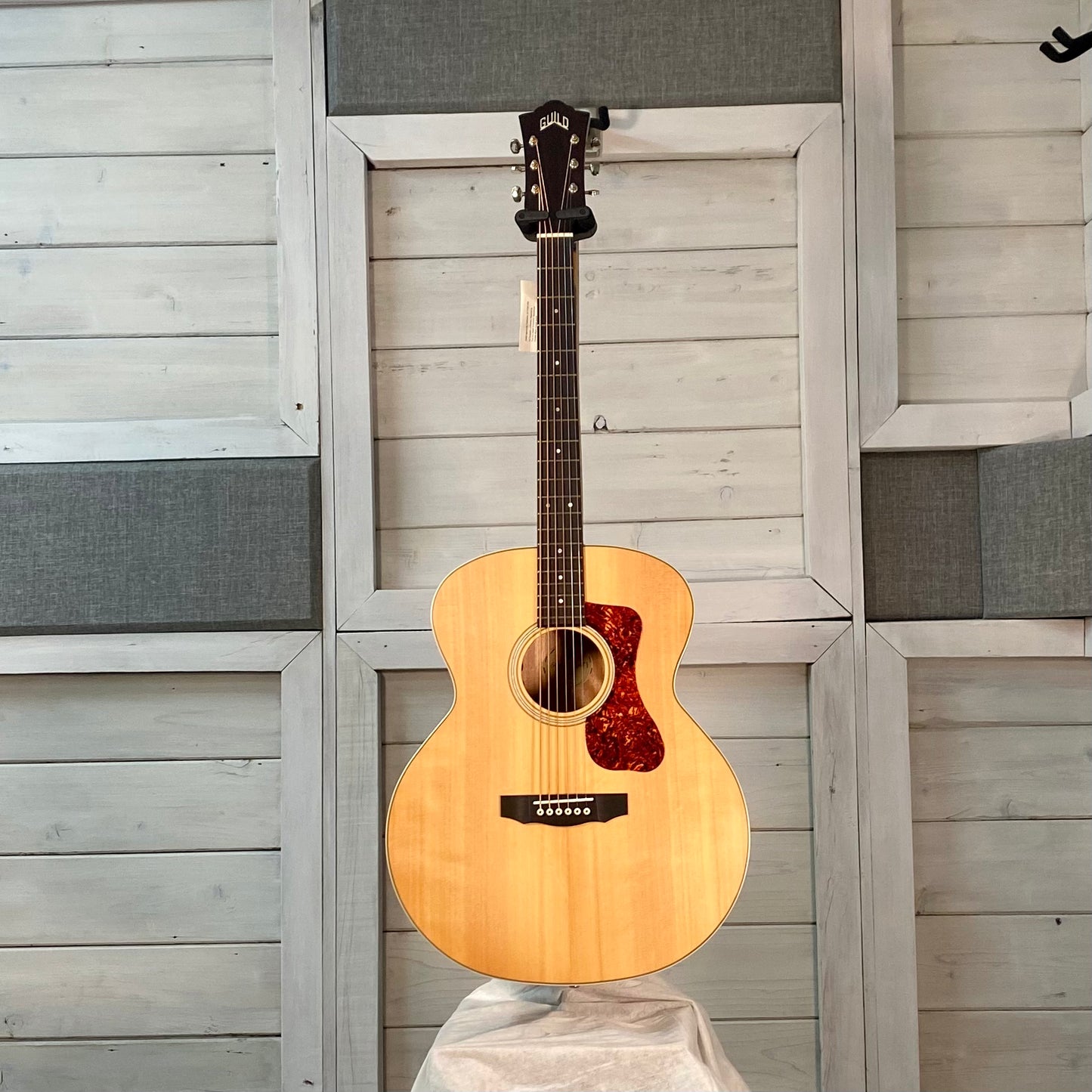 Guild BT-240E Archback Baritone Electric Acoustic Guitar in Natural Satin