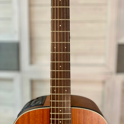 Takamine GY11ME-NS New Yorker Parlor Electric Acoustic Guitar – Sapele Body, Natural Satin