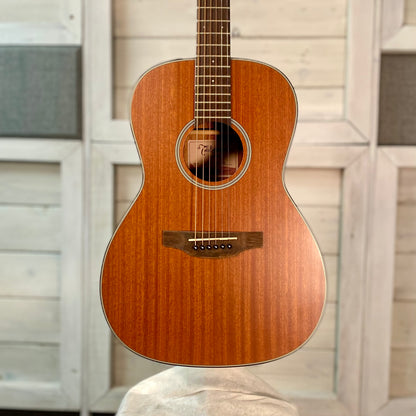Takamine GY11ME-NS New Yorker Parlor Electric Acoustic Guitar – Sapele Body, Natural Satin