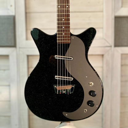 Danelectro '59 Glitter Black/ Gold Electric Guitar