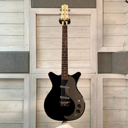 Danelectro '59 Glitter Black/ Gold Electric Guitar