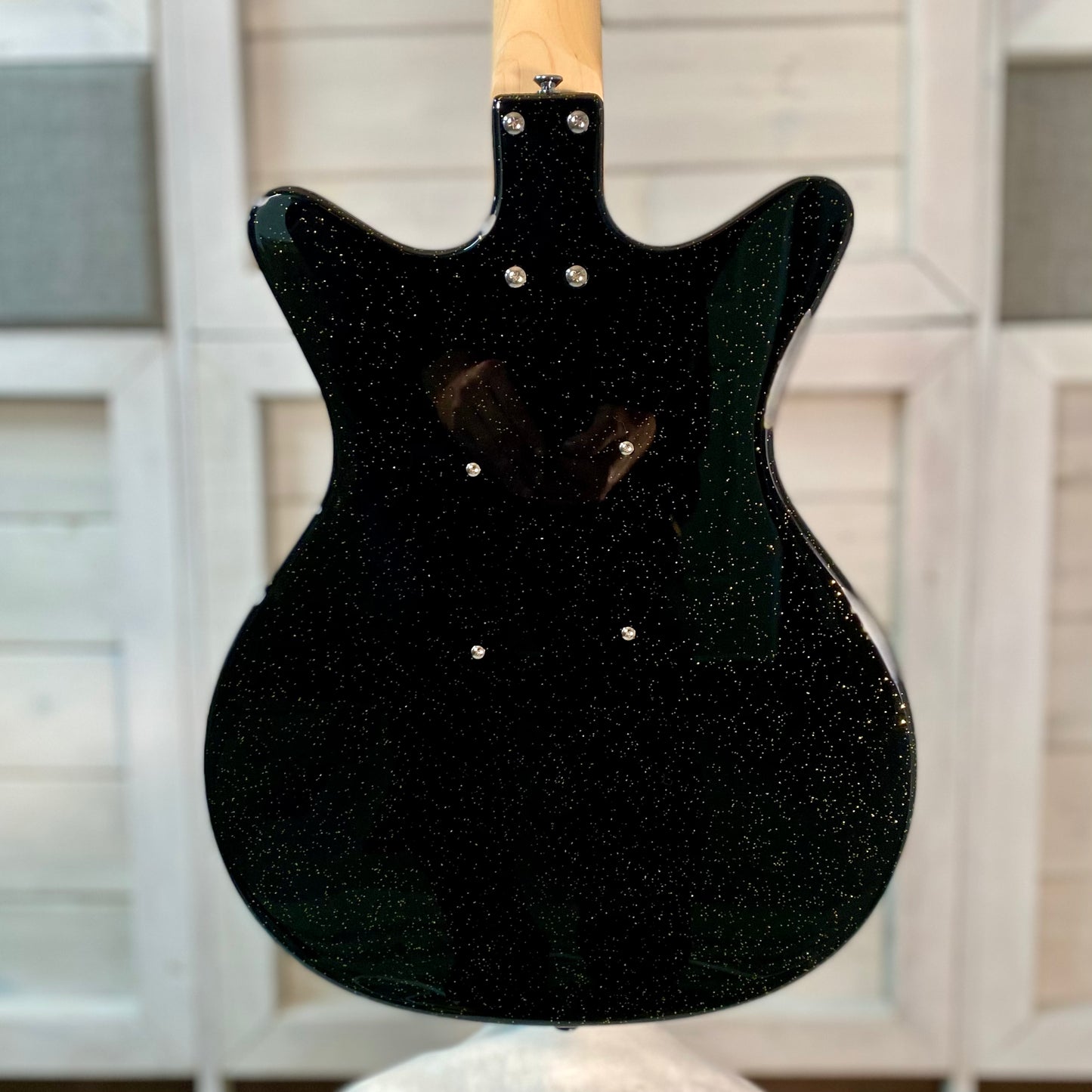 Danelectro '59 Glitter Black/ Gold Electric Guitar