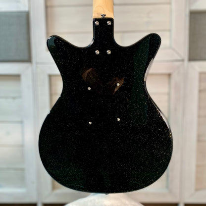 Danelectro '59 Glitter Black/ Gold Electric Guitar