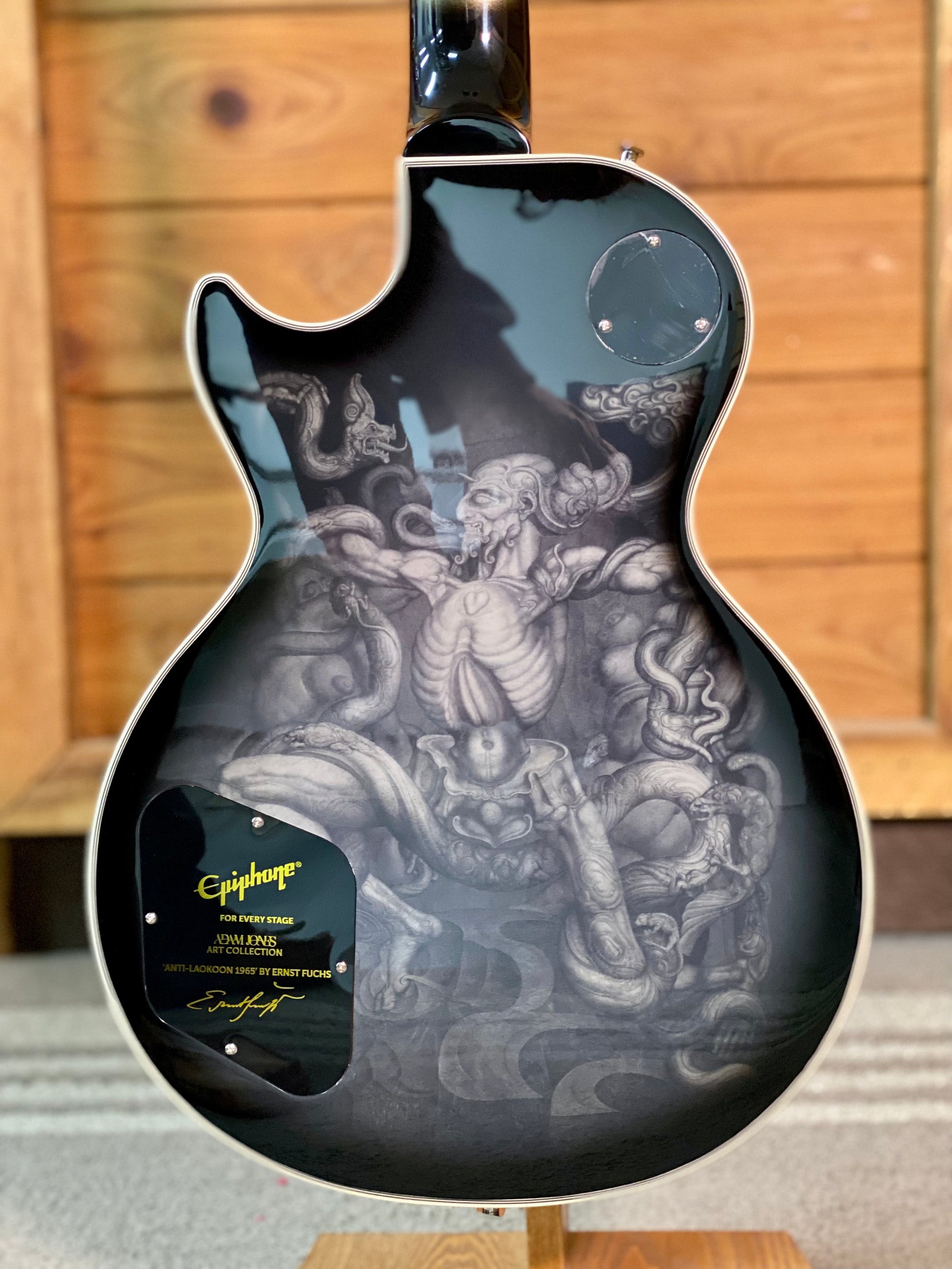 Epiphone Adam Jones Les Paul Custom Art Collection Ernst Fuchs ANTI-LAOKOON 1965 