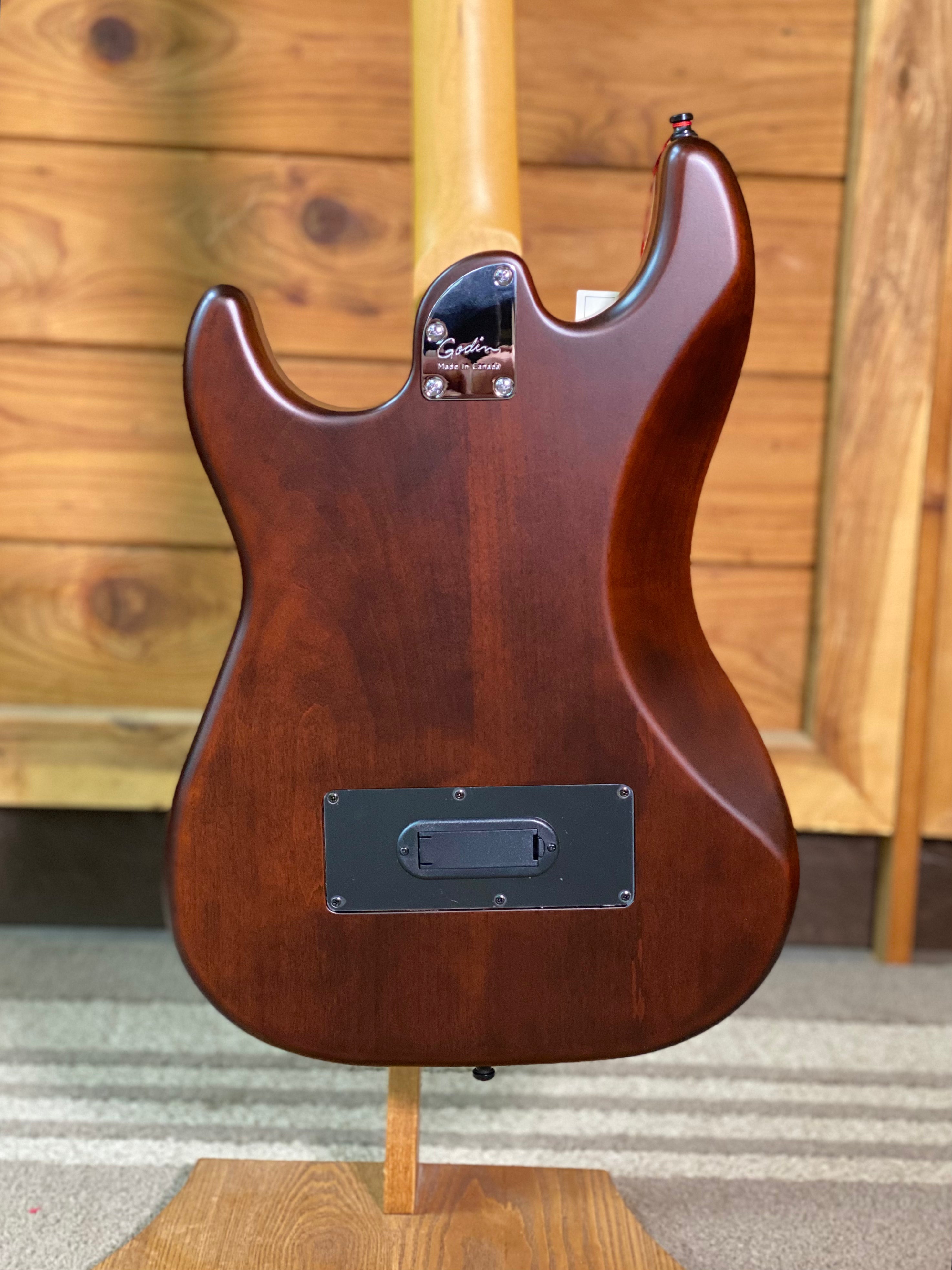 Godin G-Tour Nylon Matte Black EQ SF with Gigbag