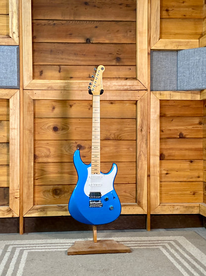 Yamaha Pacifica Professional PACP12M SPB Electric Guitar in Sparkle Blue With Hardshell Case