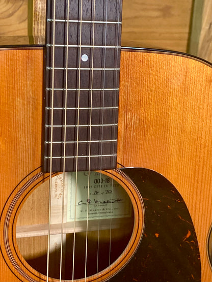 Martin Guitars Limited Edition 000-18 1955 CFM IV 70th Acoustic Guitar with Hardshell Case