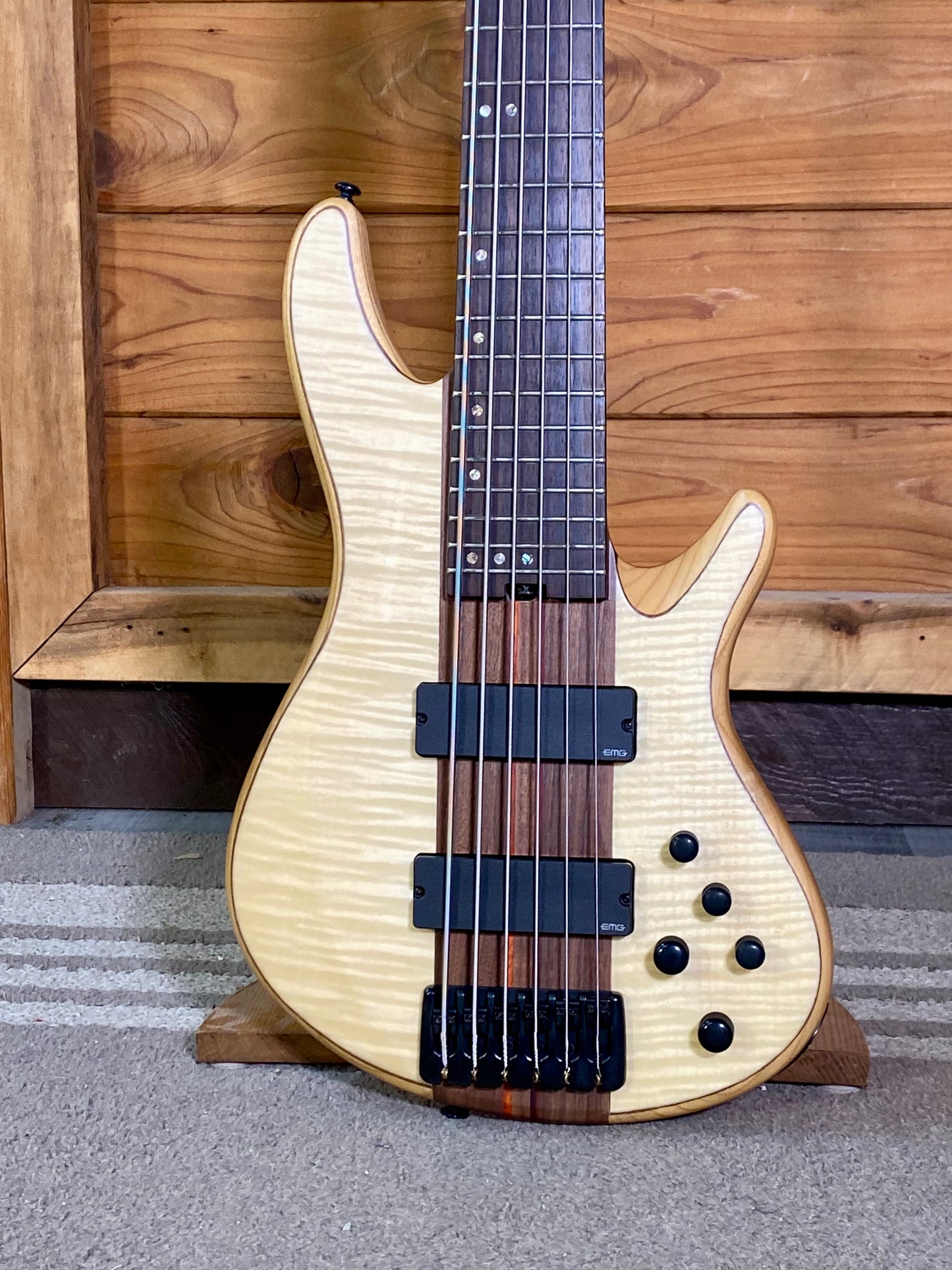 Schecter Charles Berthoud CB-6 Signature 6-String Bass in Natural Satin