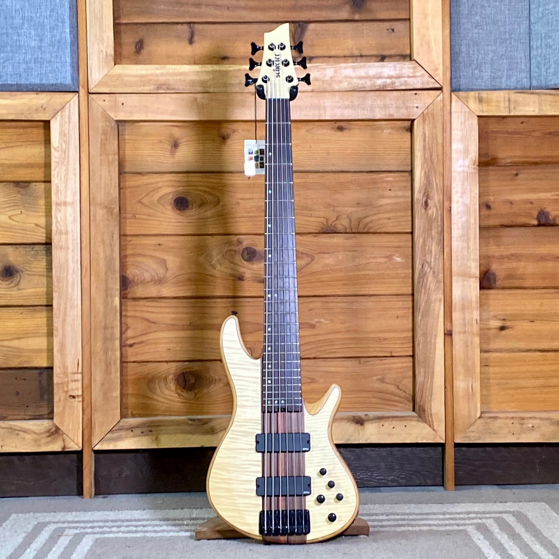 Schecter Charles Berthoud CB-6 Signature 6-String Bass in Natural Satin