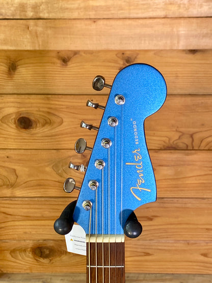 Fender Redondo Player Electric Acoustic Guitar In Lake Placid Blue