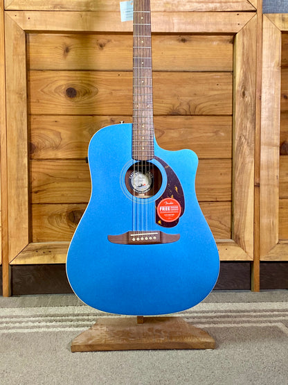 Fender Redondo Player Electric Acoustic Guitar In Lake Placid Blue