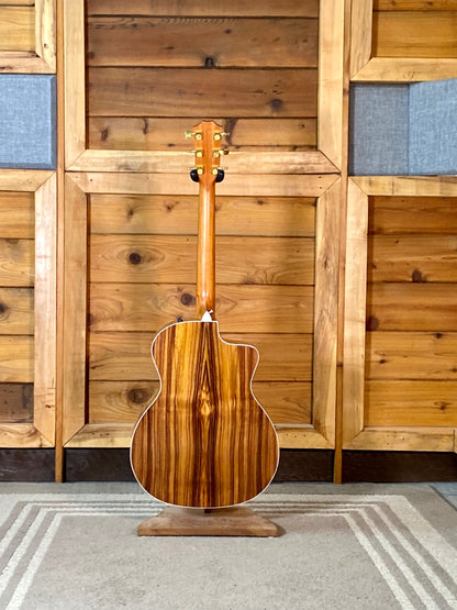 Taylor 214ce-SB dlx 2022 Lefty Electric Acoustic Guitar With Gigbag USED