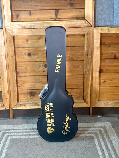 Epiphone Joe Bonamassa '59 Les Paul Custom Electric Guitar with Hardshell Case in Antique Ebony