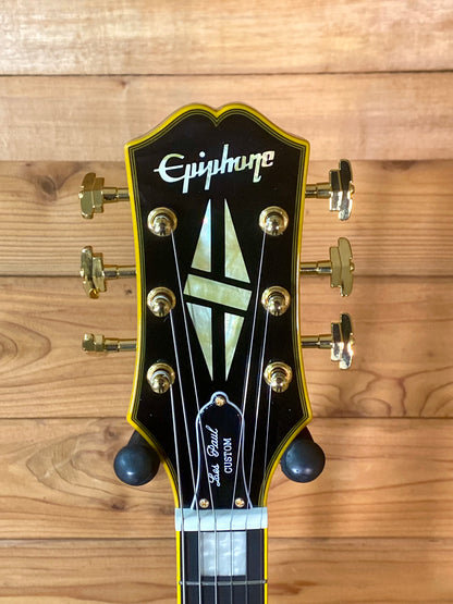 Epiphone Joe Bonamassa '59 Les Paul Custom Electric Guitar with Hardshell Case in Antique Ebony