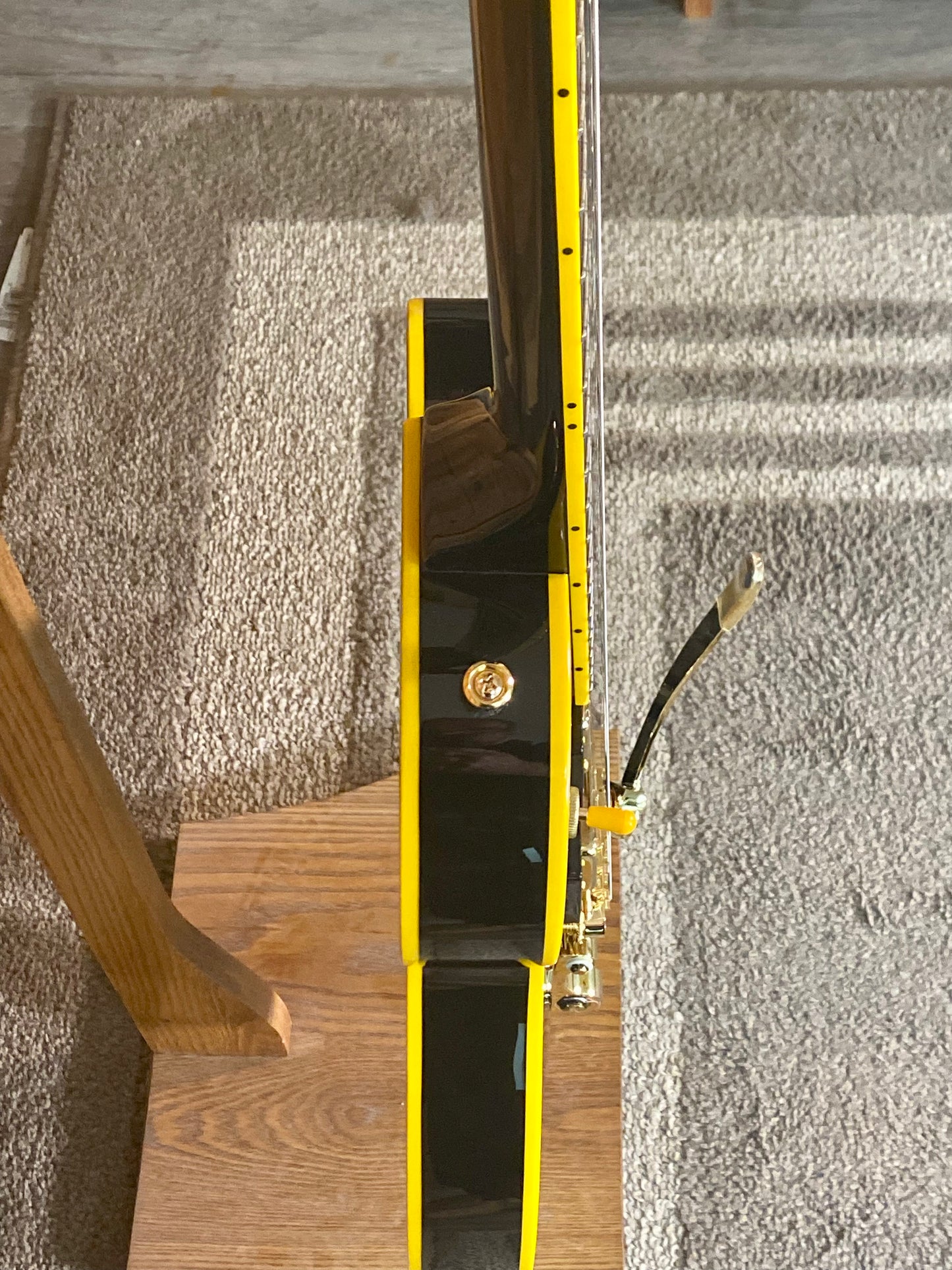 Epiphone Joe Bonamassa '59 Les Paul Custom Electric Guitar with Hardshell Case in Antique Ebony