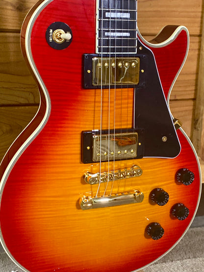 Epiphone Les Paul Custom Heritage Electric Guitar with Gigbag - Cherry Sunburst