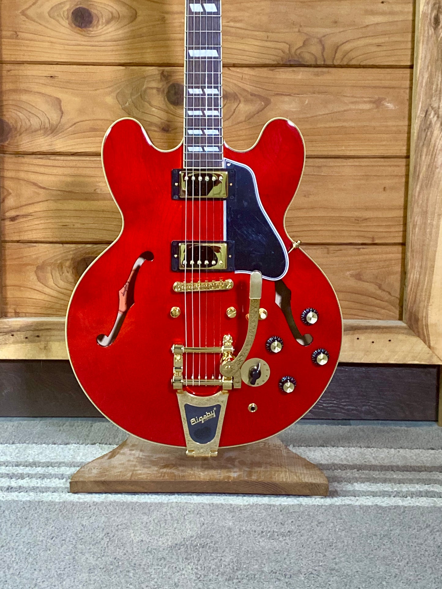 Epiphone Back to the Future ES-345 Electric Guitar with Hardshell Case - Cherry Red