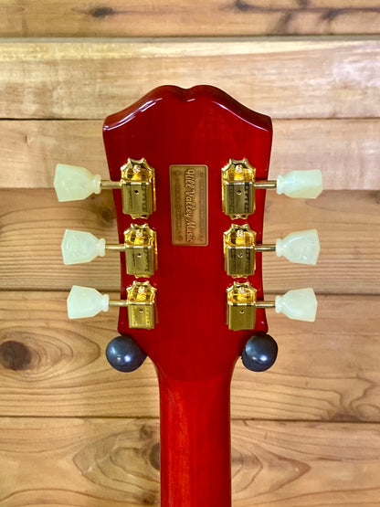 Epiphone Back to the Future ES-345 Electric Guitar with Hardshell Case - Cherry Red