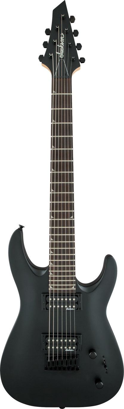 Jackson JS Series Dinky® Arch Top 7 String Electric Guitar in Satin Black