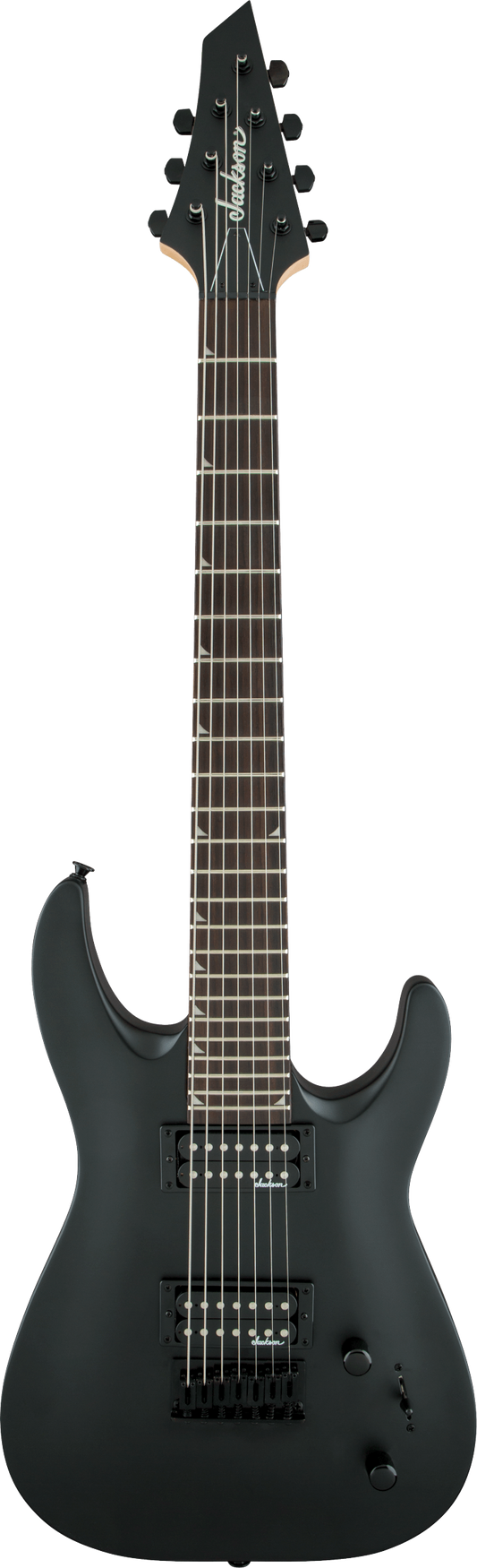 Jackson JS Series Dinky® Arch Top 7 String Electric Guitar in Satin Black