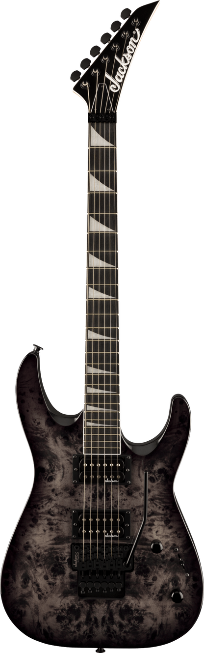 Jackson JS Series Dinky® Arch Top JS32 DKAP in Transparent Black