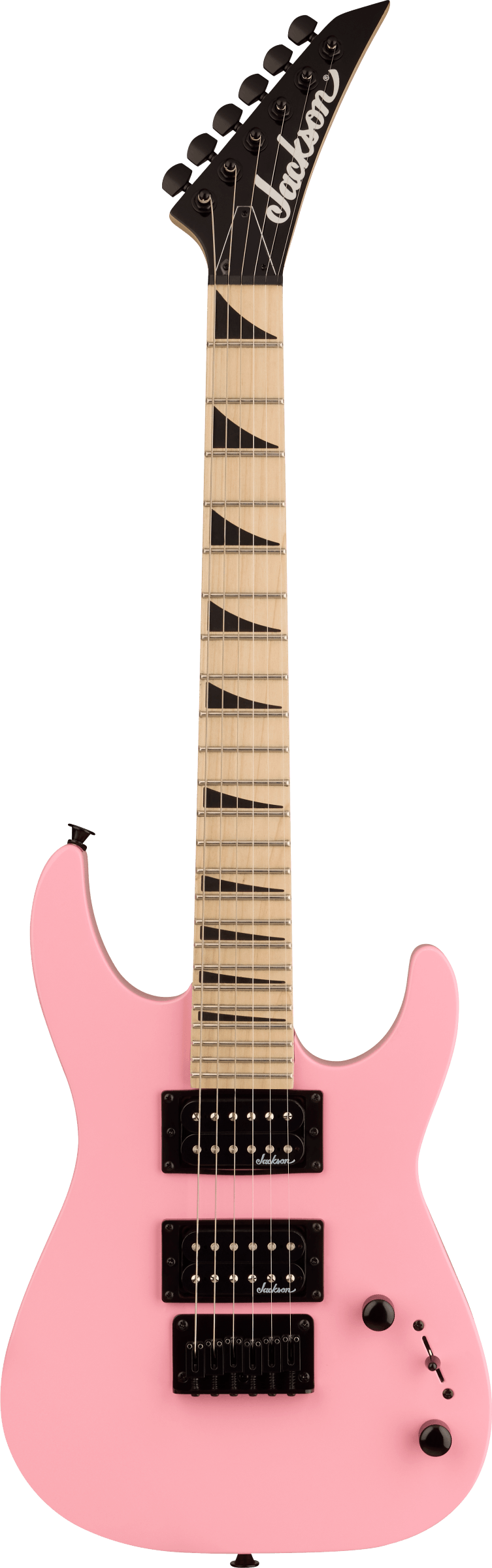 Jackson JS Series Dinky Minion JS1X M 2/3 Size Electric Guitar in Bubble Gum Pink
