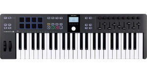 Arturia Keylab Essential 49 MK3 Universal MIDI Controller Keyboard, Black