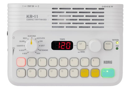 Korg KR-11 16-Pad Compact Rhythm Box Drum Machine