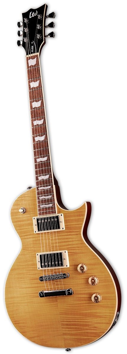  Ltd EC-256 Flame Maple Electric Guitar in Vintage Natural