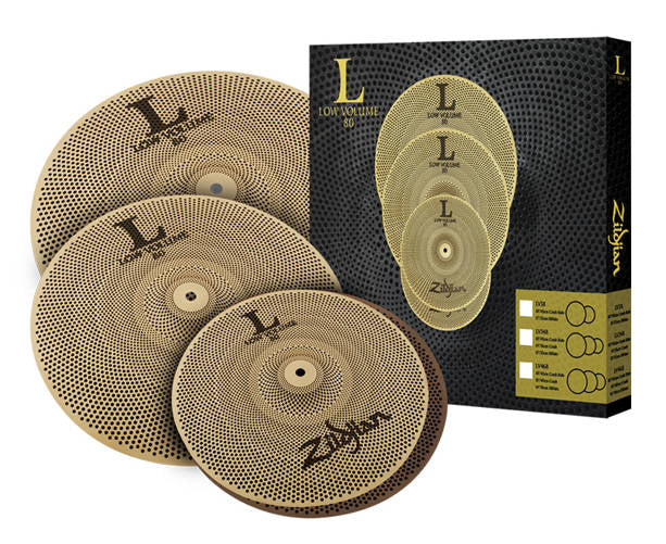 Zildjian LV468 Low Volume Cymbal Set (14" HH, 16" Crash, 18" Crash)