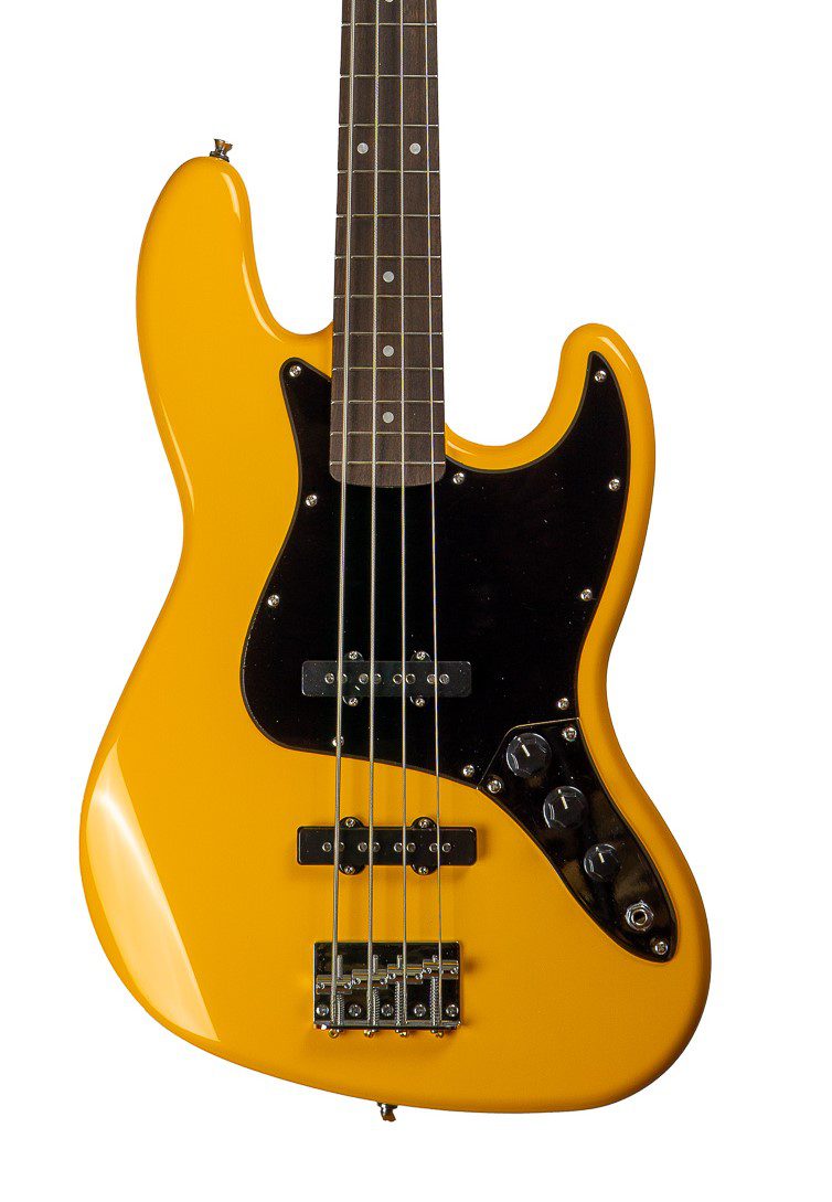 Markbass 4-string P Style Electric Bass With J/J PU & Gigbag in Yellow