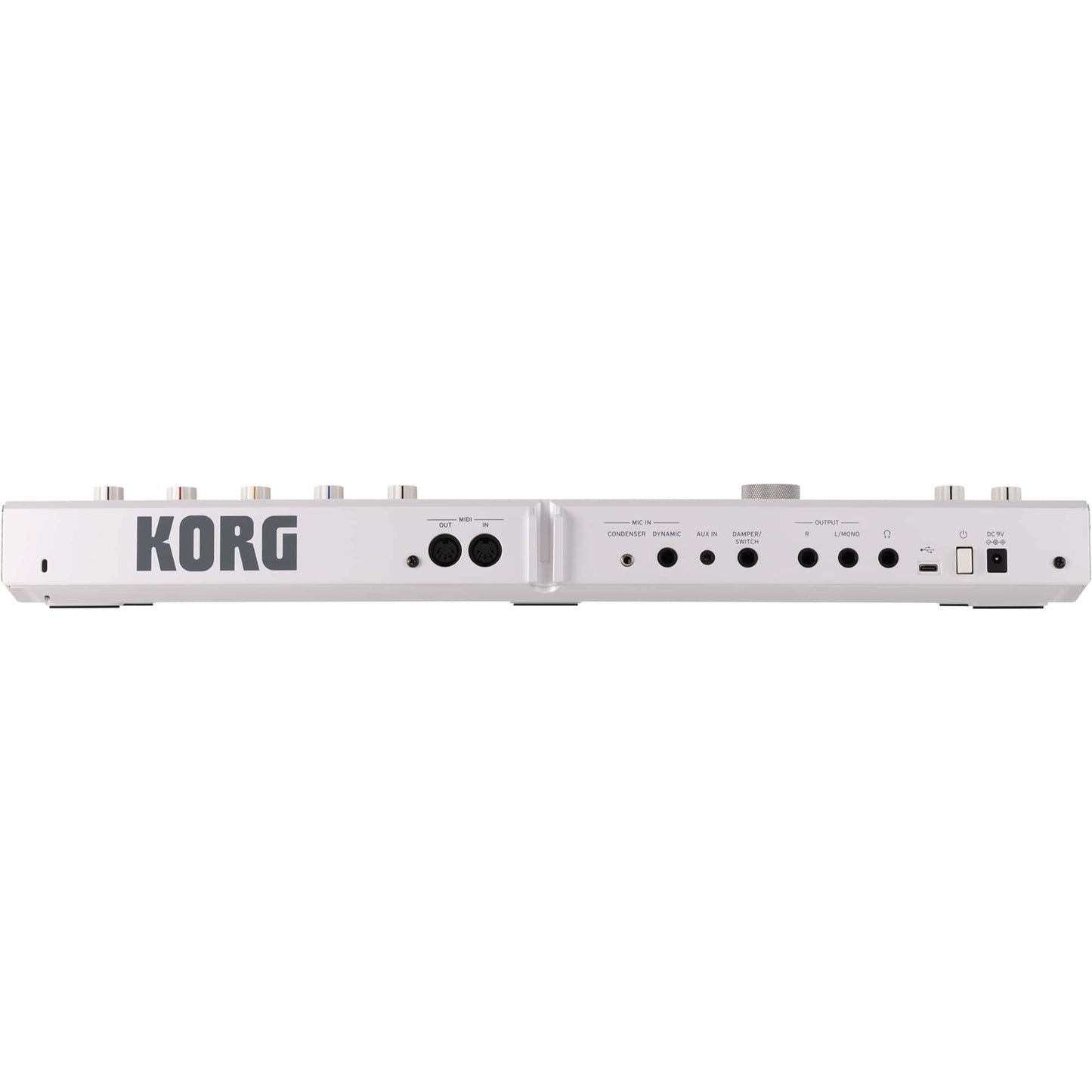 Korg Limited Tech Limited-Edition MicroKorg 2 37-Key Synthesizer / Vocoder with Soft Case, Metallic White