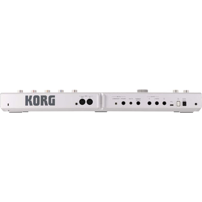 Korg Limited Tech Limited-Edition MicroKorg 2 37-Key Synthesizer / Vocoder with Soft Case, Metallic White